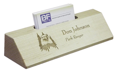 BF Woods 10" Desk w/ Card Slot - Maple